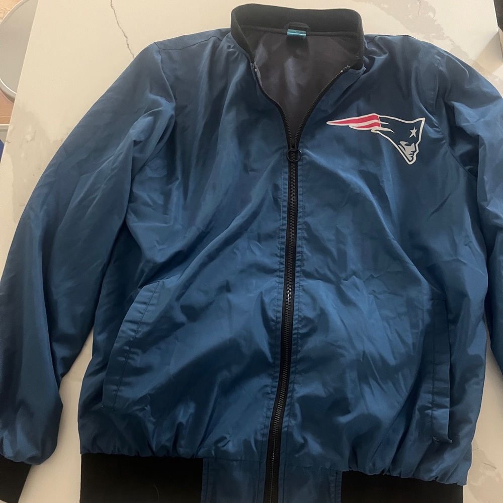 Patriots Blue Bomber Jacket